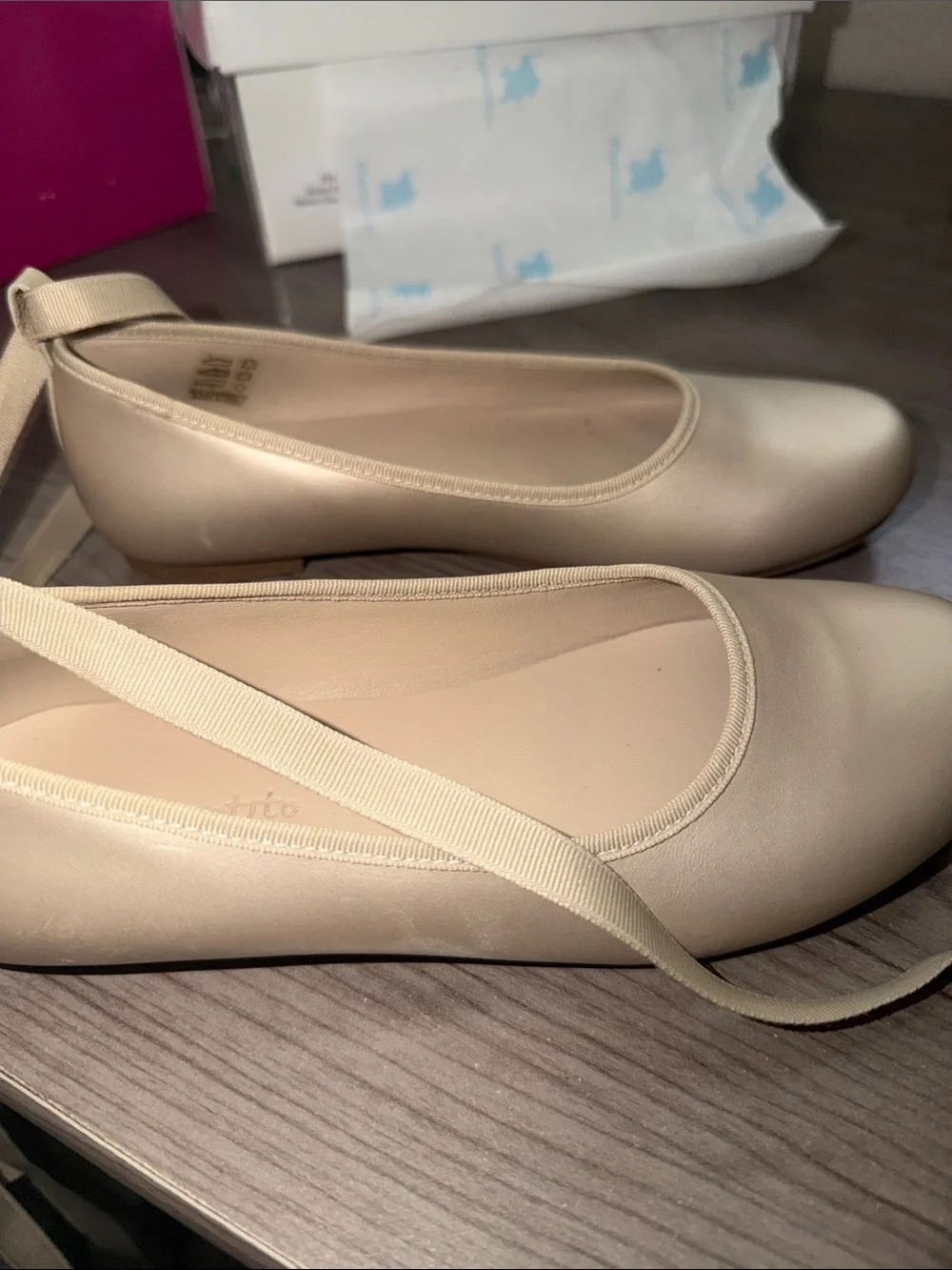 Grace Ballet Champagne Elephantito Shoes